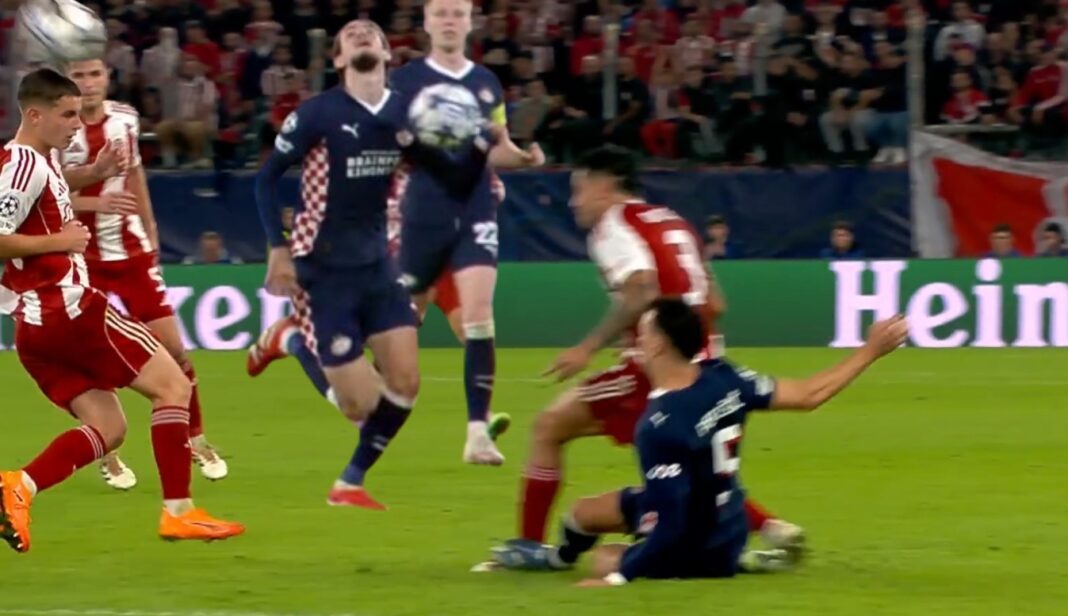 Ορτέγκα Πέρισιτς Γκασιορόφσκι Ολυμπιακός - Αϊντχόφεν