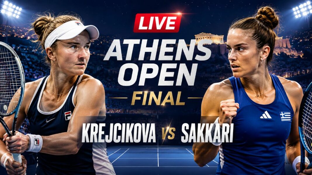Krejcikova - Sakkari Live