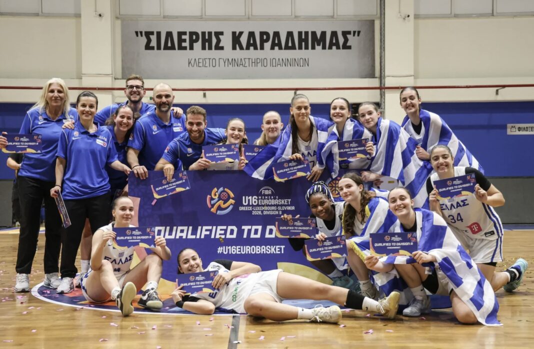 ευρωμπάσκετ κ16 β' κατηγορίας εθνική